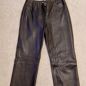 DKNY leather pant